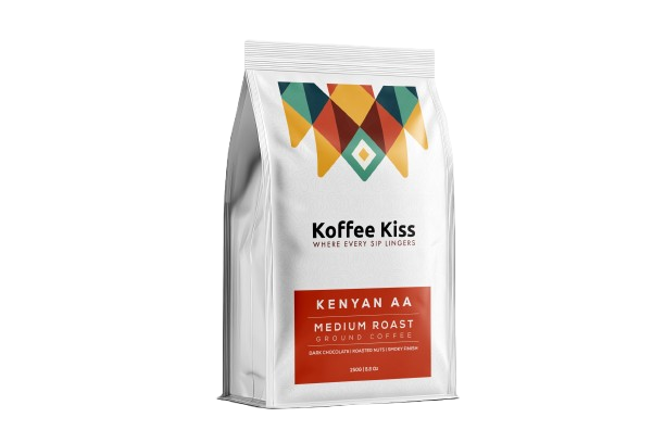 Koffe Kiss® AA Medium Roast Ground Coffee 225 g